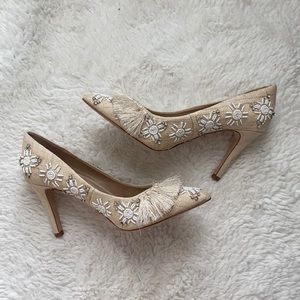 Beaded antonio melani pumps